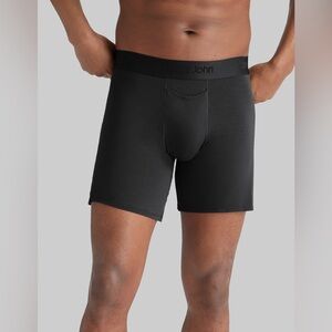 Tommy John Second Skin Boxer Briefs Black XXL
